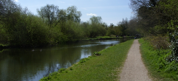 Grand Union Canal in Cassiobury Park, Watford